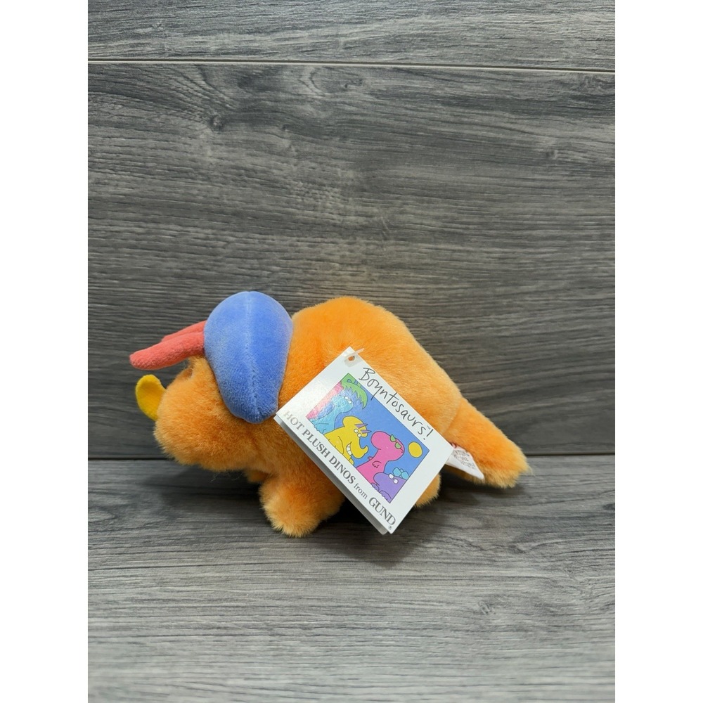 New Vintage 1992 Gund Plush 7" Sandra Boynton Boyntosaurs Dinosaur Spike Jr Tags